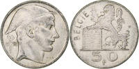 Belgium 50 Frank Régence Prince Charles, Mercure, Brussels, Silver -