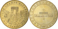 France Tourist token Les Champs-Élysées, MDP, Nordic gold -