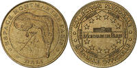 France Tourist token Espace Montmartre, Dali, MDP, Nordic gold -