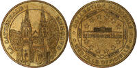 France Tourist token La cathédrale de Bayonne, MDP, Nordic gold -