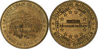 France Tourist token Petit train de la Rhune, MDP, Nordic gold -