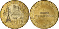 France Tourist token Monuments de Paris, MDP, Nordic gold -