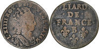 France Liard Louis XIV, Pont-de-l'Arche, Copper, Gadoury:80 -