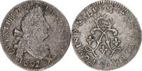 France 4 Sols aux 2 L Louis XIV, Troyes, Silver, Gadoury:106 -