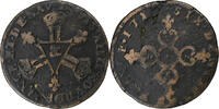 France Six deniers dits dardenne Louis XIV, Aix, Copper -