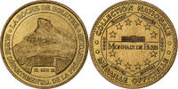 France Tourist token La roche de Solutré, MDP, Nordic gold -