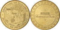 France Tourist token Ermitage de Galamus, MDP, Nordic gold -