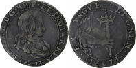 Spanish Netherlands betaalpenning Charles II, Anvers, Copper -
