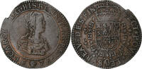 Spanish Netherlands betaalpenning Charles II, Bureau des Finances, Copper -