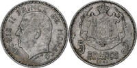 Monaco 5 Francs Louis II, Paris, Aluminum, Gadoury:MC135 -