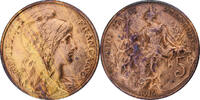 France 5 Centimes Daniel-Dupuis, Paris, Bronze, Gadoury:165 -