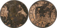 France Centime Napoleon III, Bordeaux, Bronze, KM:795.3 -