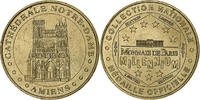 France Tourist token Cathédrale Notre-Dame d'Amiens, MDP, Nordic gold -