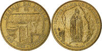 France Tourist token Lourdes, Chemin du Jubilé, Nordic gold -