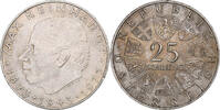 Austria 25 Schilling Max Reinhardt, Vienna, Silver, KM:2915 -