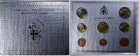Vatican Coffret 1c. à 2€ Jean-Paul II, BU, Rome -
