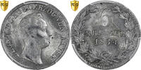 Germany 6 Kreuzer Grand-duchy of Baden, Leopold I, Billon, PCGS, MS(63) -