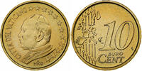 Vatican 10 Centimes Jean-Paul II, Rome, Nordic gold, KM:344 -