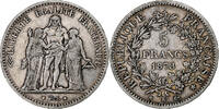 France 5 Francs Hercule, Bordeaux, Silver, Gadoury:745a -