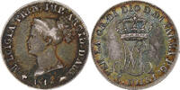 Italy 10 Soldi Duchy of Parma, Maria Luigia, Parma, Silver -