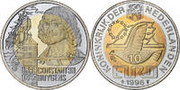 Netherlands 10 Euro Constantijn Huygens, Bi-Metallic, Proof -