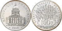 France 100 Francs Panthéon, MDP, série FDC, Silver -