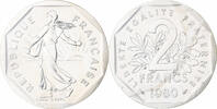 France 2 Francs Semeuse, MDP, Piéfort, Silver -