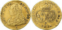 France 1/2 Louis d'or aux lunettes Louis XV, Dijon, Gold -