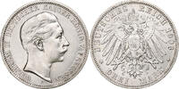 Kingdom of Prussia 3 Mark Wilhelm II, Berlin, Silver, KM:527 -
