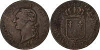 France Sol Louis XVI, La Rochelle, Copper, Gadoury:350 -