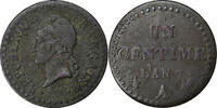 France Centime Dupré, Paris, Bronze, Gadoury:76, KM:646 -