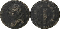 France 12 deniers françois Louis XVI, Lyon, Copper -