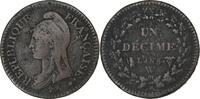 France Decime Dupré, Strasbourg, Copper, Gadoury:187 -