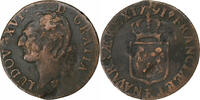 France 1/2 Sol Louis XVI, Bordeaux, Copper, Gadoury:349 -