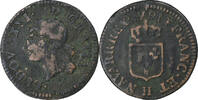 France 1/2 Sol Louis XVI, La Rochelle, Copper, Gadoury:349 -