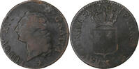 France Sol Louis XVI, Lille, Copper, Gadoury:350 -