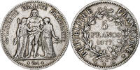 France 5 Francs Hercule, Bordeaux, Silver, Gadoury:745 -