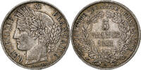 France 5 Francs Cérès, Paris, Silver, Gadoury:719, KM:761.1 -