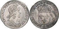 France 1/4 Ecu Louis XIII, Paris, rose, Silver, Gadoury:48 -