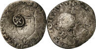 France Quinzain (Douzain contremarqué) Louis XIII, Rouen, Billon -