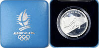 France 100 Francs Albertville - Ski Alpin, MDP, Proof, Silver -