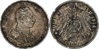 Kingdom of Prussia 3 Mark Wilhelm II, Berlin, Silver, KM:538 -