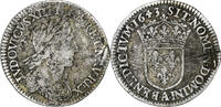 France 1/12 Ecu Louis XIII, Paris, Point, Silver, Gadoury:46 -