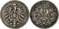 Germany Mark Wilhelm I, Frankfurt, Silver, KM:7 -