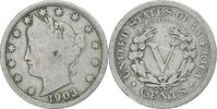 United States 5 Cents Liberty, Philadelphia, Nickel, KM:112 -