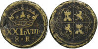 Spain Poids monétaire, 8 Réaux Brass -