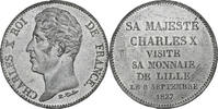 France 5 Francs Charles X, Visite de la Monnaie de Lille, Lille, Tin -