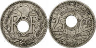 France 25 Centimes Lindauer, Paris, Off-centre hole, Nickel -