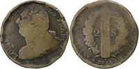 France 2 sols Français Louis XVI, Strasbourg, Copper -
