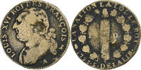 France 12 deniers françois Louis XVI, Paris, Copper -
